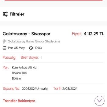 Passolig Bilet Transferi Şikayetleri Şikayetvar