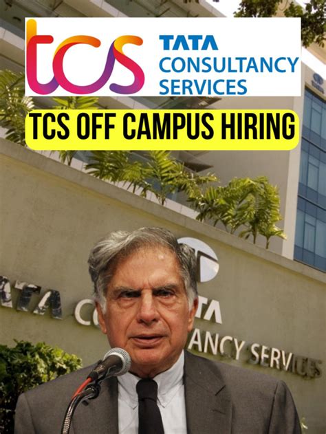 Tcs Off Campus Recruitment Job Freshers