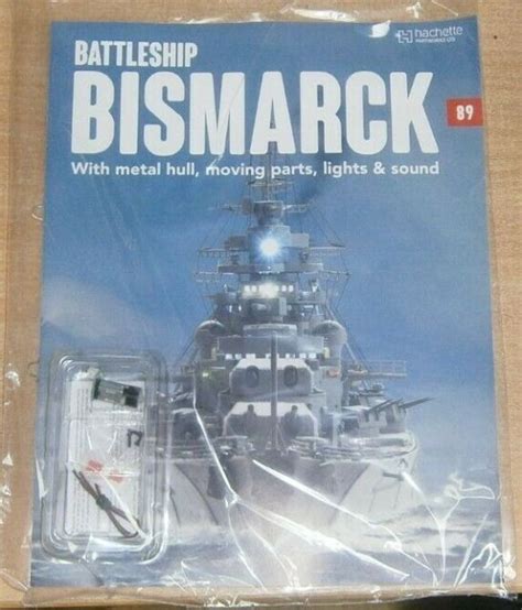 Hachette Build The Battleship Bismarck Scale 1 200 Part 4 For Sale