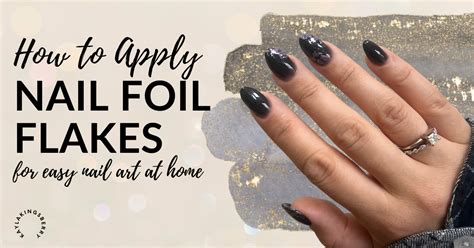 How To Apply Nail Foils On Dip Powder Kayla Kingsberry