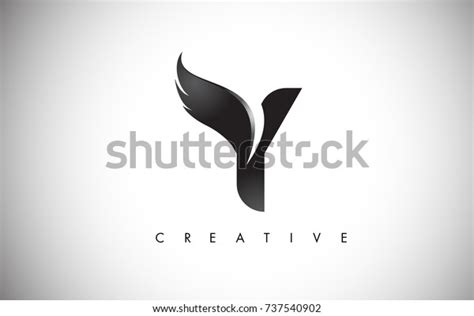 Y Letter Wings Logo Design Icon Stock Vector Royalty Free 737540902