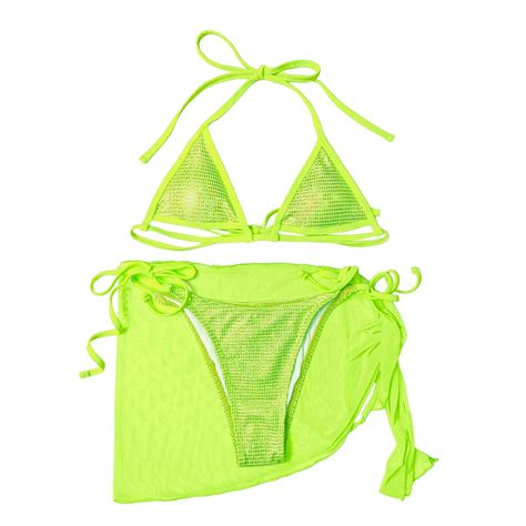 GDREDA Plus Size Bathing Suit For Women Swimsuit Fashion Bikini Set