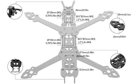 Amazon DashRC Mark4 HD 5 Inch FPV Racing Drone Frame Kit 225mm