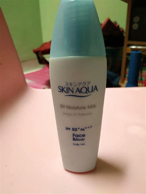 Skin Aqua Uv Moisture Milk Spf Pa Face Body Kesehatan