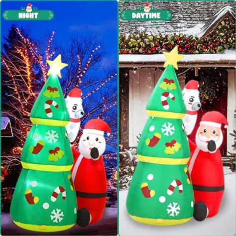 7 Ft Christmas Inflatables Tree Decorations Inflatable Christmas Tree