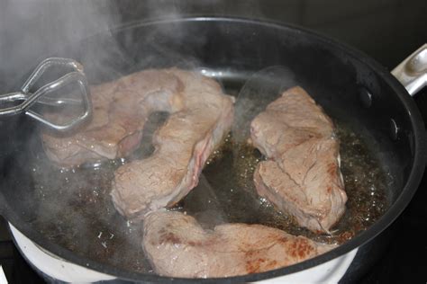 Steak Frying In A Pan Free Stock Photo - Public Domain Pictures