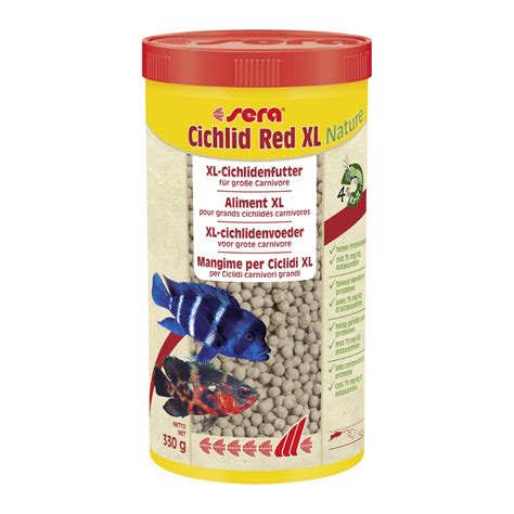 Sera Cichlid Red XL Nature alimento composto para grandes ciclídeos