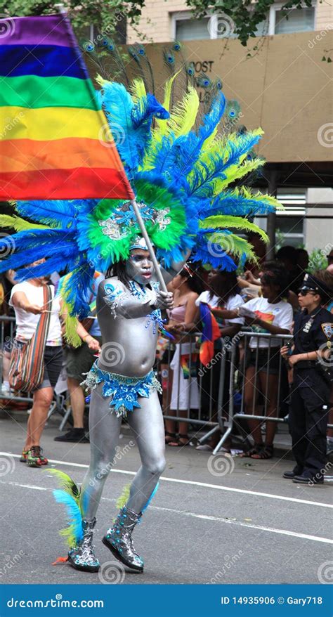 Nyc Lgbt Gay Pride March Editorial Photo Image Of Costume