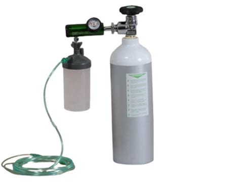 10 Liter 200 Bar Pressure Aluminium Body Wall Mounted Oxygen Cylinder