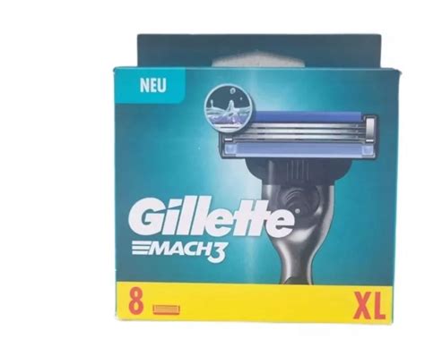 GILLETTE MACH 3 OSTRZA 8SZT NOŻYKI MASZYNKI WKŁADY ORYGINAŁ OKAZJA