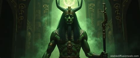 Osiris, Egyptian God of the Underworld | Stable Diffusion Online