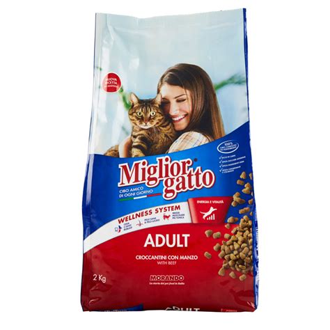 Croquettes Chat Migliore Gatto Adult Boeuf Kg Spacenet