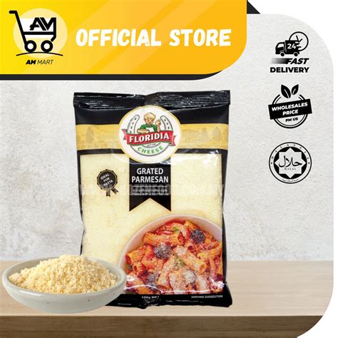 RAYA SALE Floridia Cheese Grated Parmesan REPACK 100g 250g 500g