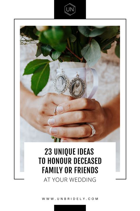 23 Unique Wedding Memorial Ideas — Unbridely