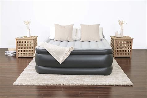 SleepLux Queen Air Mattress With Built In AC Pump 22 Raised