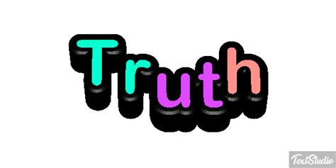 Truth Word Animated GIF Logo Designs