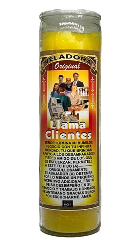 VELADORA LLAMA CLIENTES Santeria Online