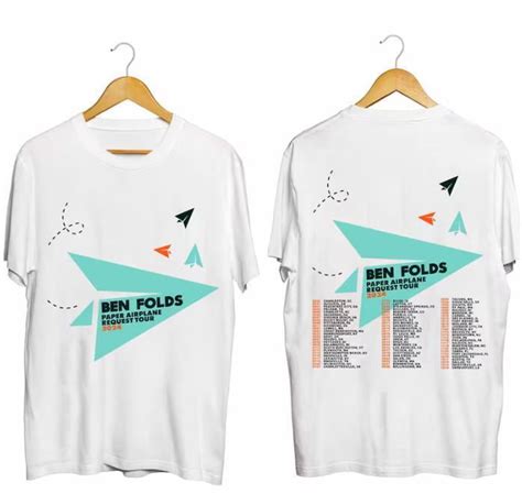 Ben Folds Paper Airplane Request Tour Shirt Ben Folds Fan Shirt