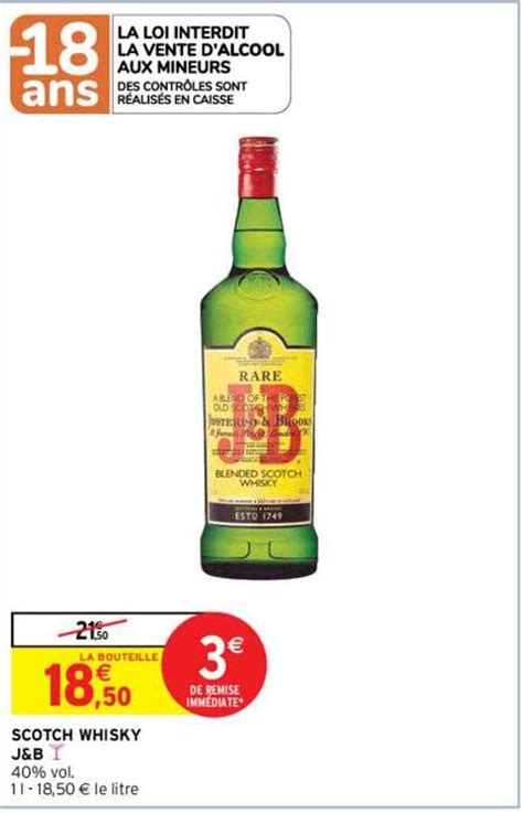 Promo Scotch Whisky J b chez Intermarché iCatalogue fr