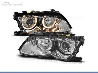 FAROS DELANTEROS OJOS DE ANGEL 3D U PARA BMW SERIE 3 E46 BERLINA