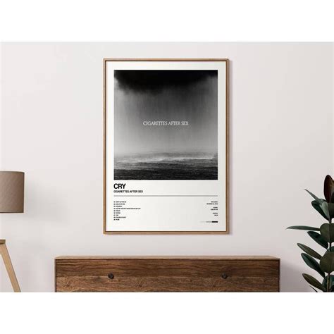 Cry Cigarettes After Sex Poster Print Polaroid Style Music Album Cover Artwork Shopee