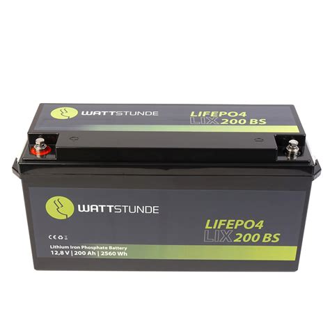 WATTSTUNDE Batterie LiFePO4 200Ah 12V LIX200BS