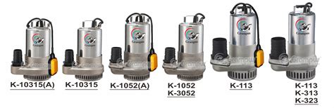 Stainless Steel SUS 316 Sump Pump: K Series - Grampus Pump