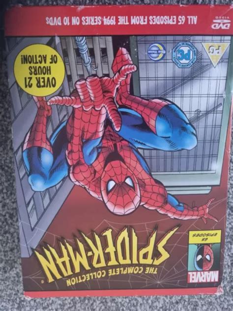 Spider Man 1994 Complete Dvd Collection Series 1 5 Animated 1995 Season