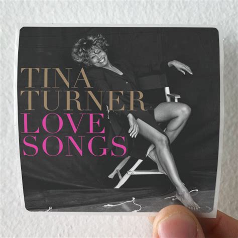 Tina Turner Love Songs Album Cover Sticker