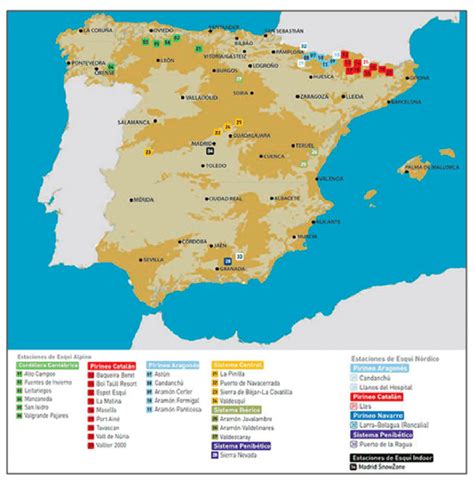 España Mapa Mapa De Espana Organizacion Territorial Y Sus