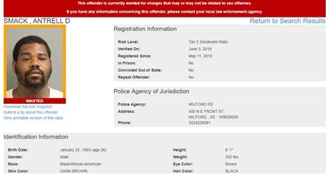 DSP S O A R Searching For Wanted Sex Offenders Delaware State Police State Of Delaware