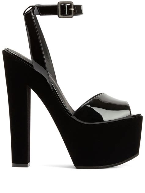 Tarifa Mm Platform Sandals From Giuseppe Zanotti Featuring Black