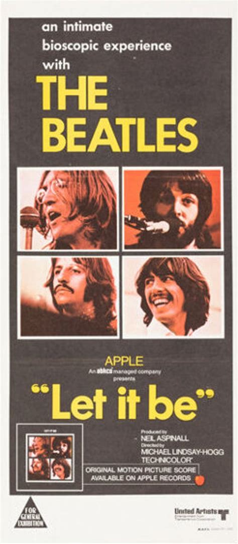 The Beatles Let It Be Australian Daybill Value Gocollect The