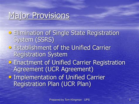 Unified Carrier Registration Act Of Ppt Download