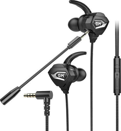 Amazon.com: KASOTT Gaming Earbuds with mic Deep Bass Earphones in-Ear