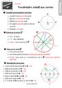 Vocabulaire relatif aux cercles Exercices révisions 4eme Primaire