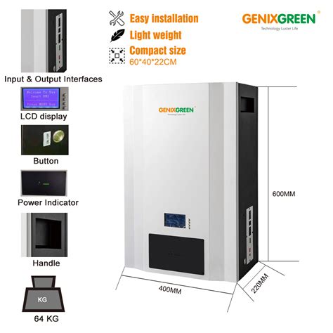 Lithium Battery Powerwall 5kwh 48v100ah Li Ion Battery Pack Lithium