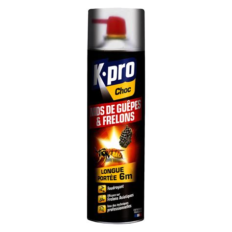 Insecticide aérosol guêpes et frelons KAPO 500 ml Leroy Merlin