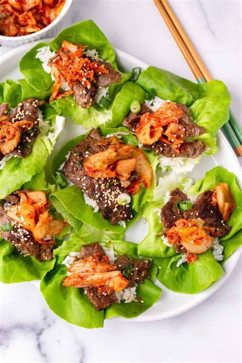 Korean Beef Lettuce Wraps Cooking For My Soul