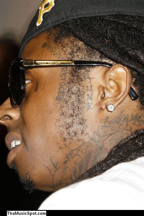 Lil Wayne Tattoos on Her Neck