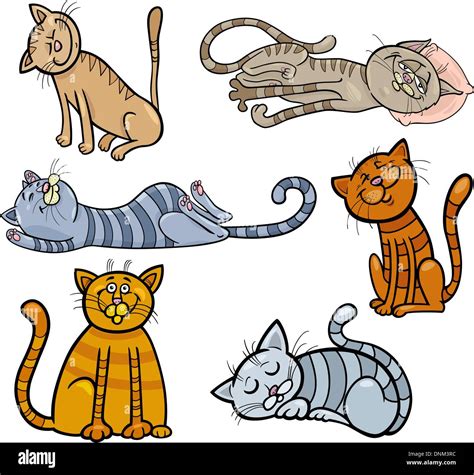 Moggy Kittens Stock Vector Images Alamy