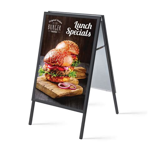 24x36 A Frame Sign Snap Open Sandwich Board For Posters 2 Sided