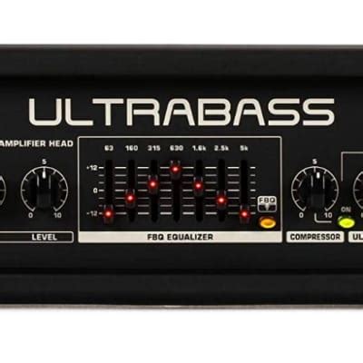 Behringer ULTRABASS BXD3000H Ultra Light 300 Watt 2 Channel Reverb