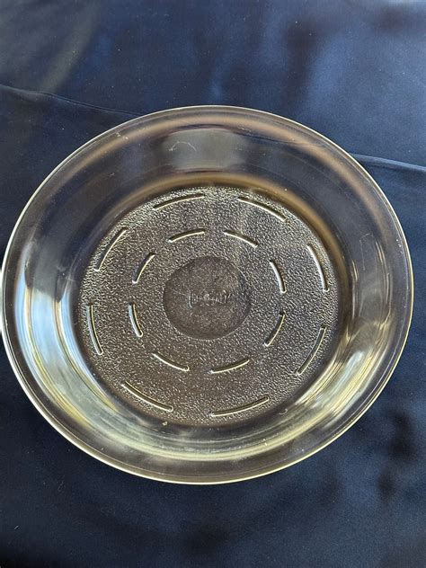 Glasbake Vintage 1930s Glass 10 Inch Pie Plate 243 Textured Etsy