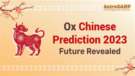 Chinese New Year 2023 Horoscope For Ox – Get New Year 2023 Update