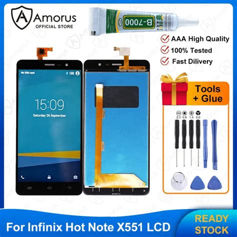 Amorus LCD For Infinix Hot Note X551 LCD Screen And Digitizer Assembly Replacement Lazada PH
