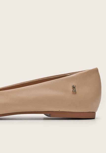 Sapatilha Santa Lolla Bico Fino Nude Compre Agora Dafiti Brasil