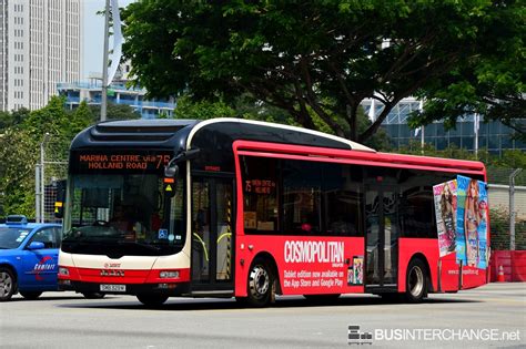 Bus 75 SMRT Buses MAN NL323F A22 SMB 329M Bus Interchange