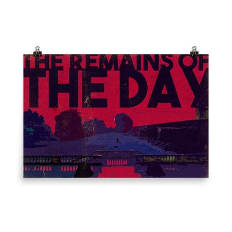 Remains of the Day Poster - Etsy