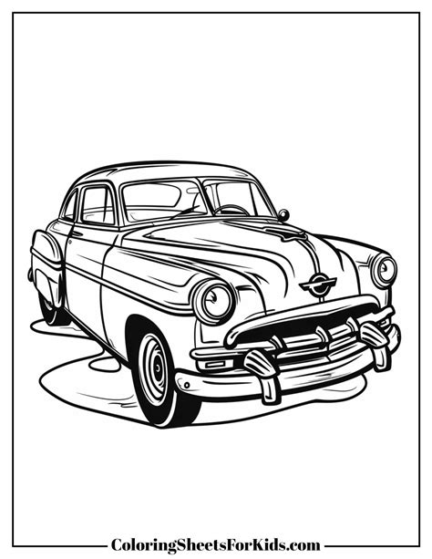 automobile coloring pages printable 1